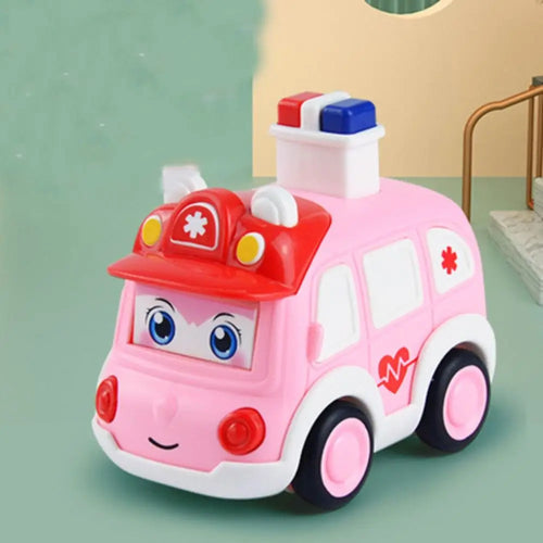 Press and Go Fire Truck Toy for Kids - Pull Back Wind-up Vehicle ToylandEU.com Toyland EU