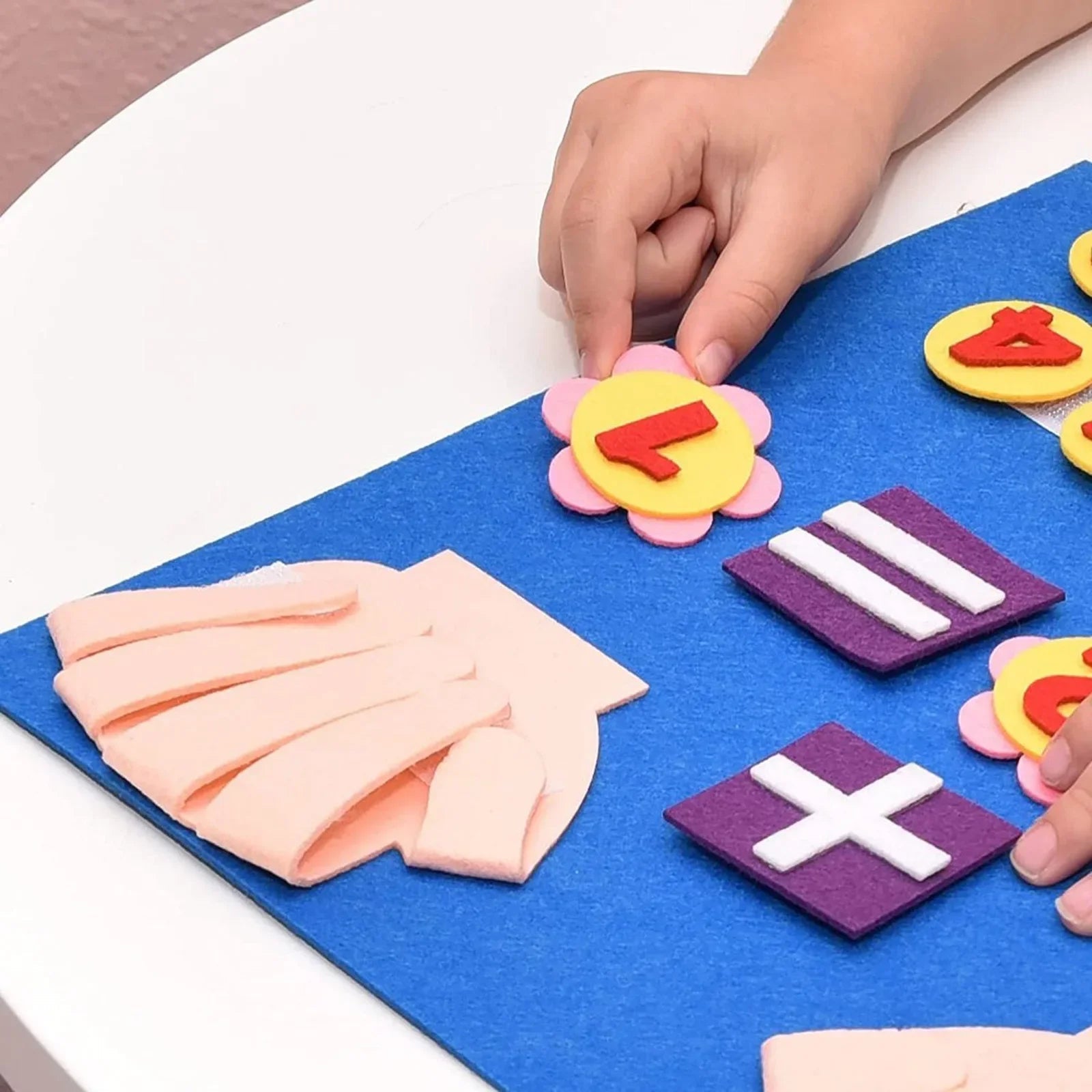 NEW Kid Montessori Toys Felt Finger Numbers Math Toy Children Counting - ToylandEU