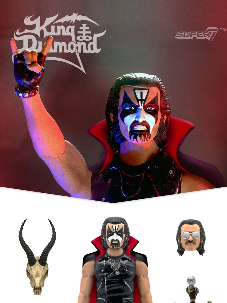 Original SUPER7 Ultimates 7 Inches Action Figure King Diamond - ToylandEU