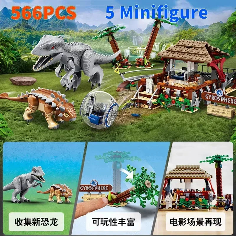 Dinosaur Building Blocks Air Mission Compatible Set 76976