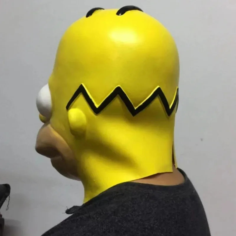Yellow Latex Simpsons Mask | Novelty | Toylandeu™
