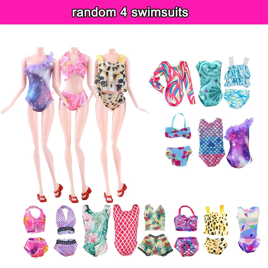 Complete Doll Fashion Set 64Pcs For 11.5 Inch Dolls