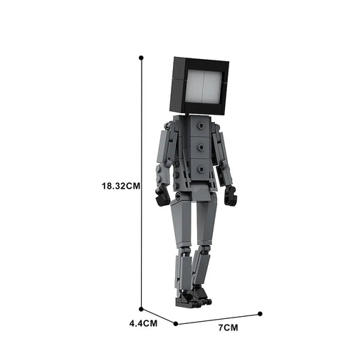 Skibidi Toilet Man and Camera Man Building Blocks with Speaker and Audio Components ToylandEU.com Toyland EU