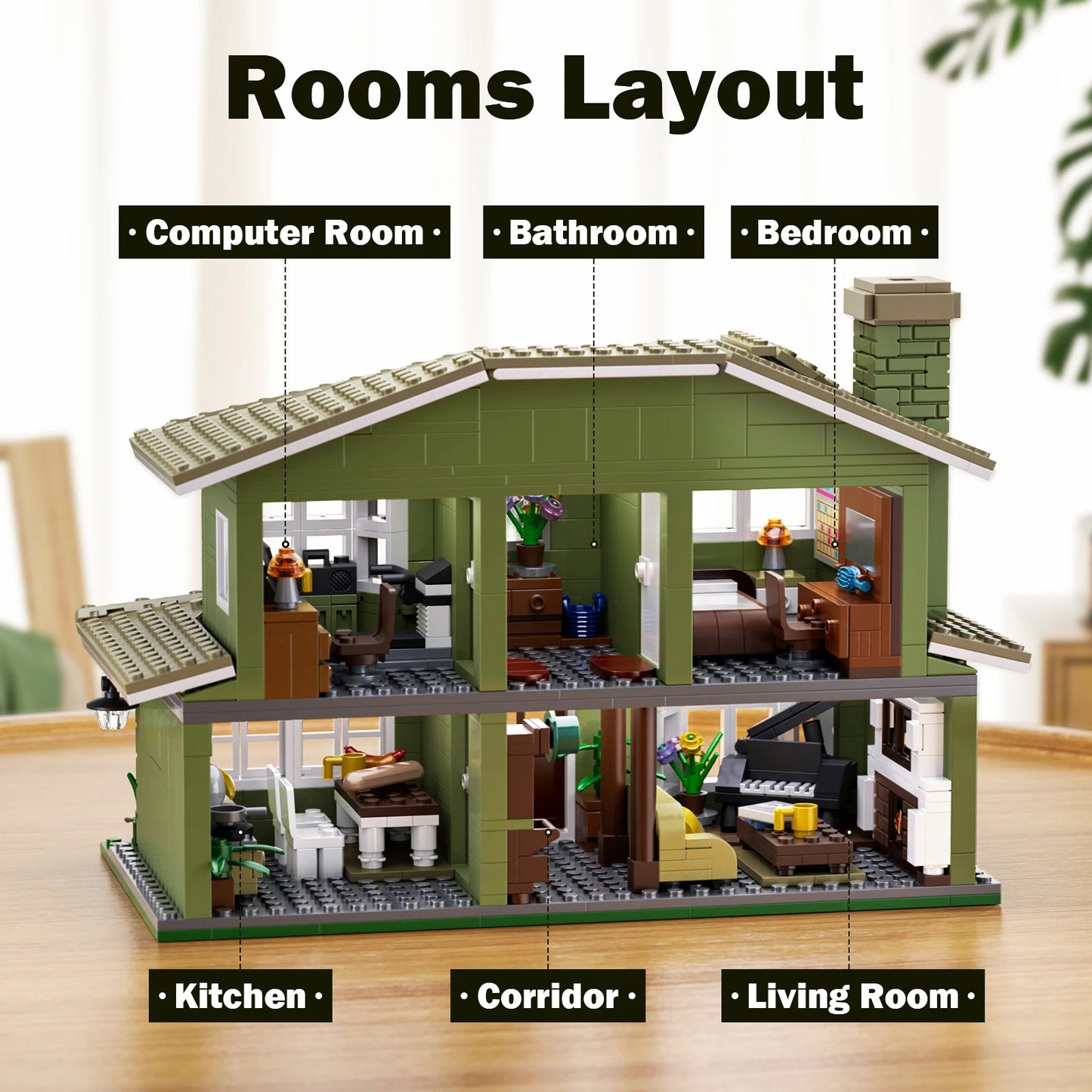 Building Blocks Set | Lego Compatible | 1176 Pieces | Ages 14 and Up