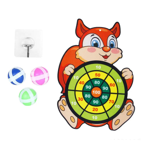 Fun and Safe Animal Sticky Ball Dartboard Game for Kids ToylandEU.com Toyland EU