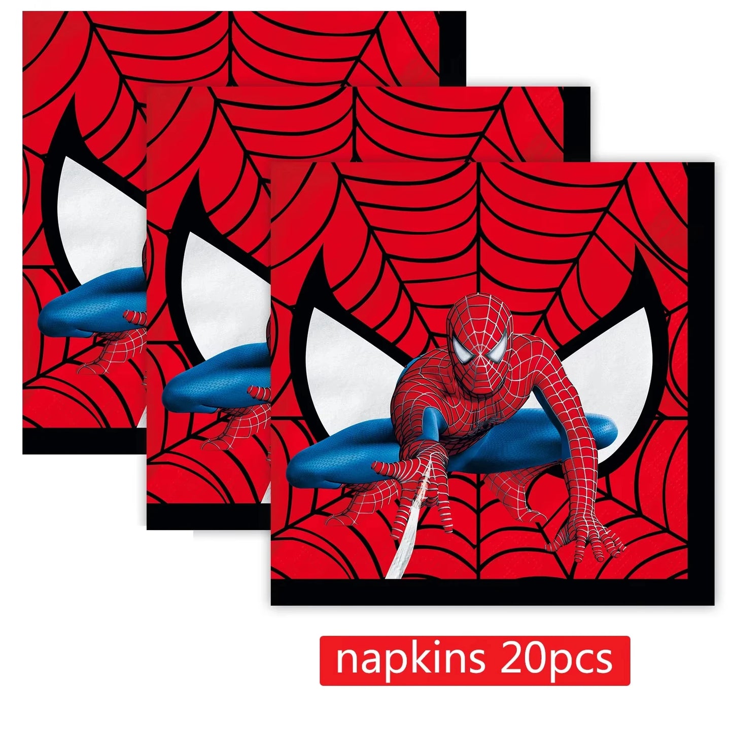 Party Decor Kit | Spidey Theme | Birthday | Plates Cups Tablecloth Banner