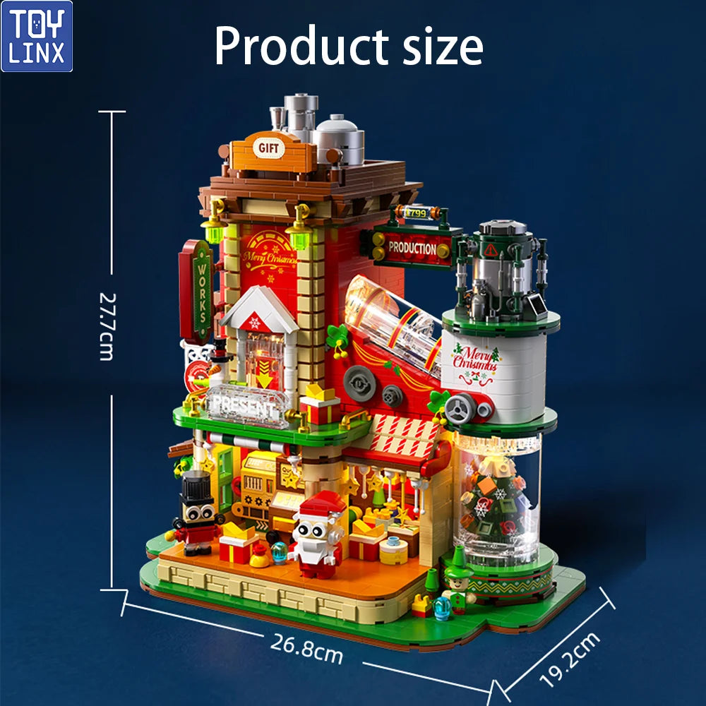 Building Block Set | 2782 Pieces | LED Light Included | Christmas Ornaments
