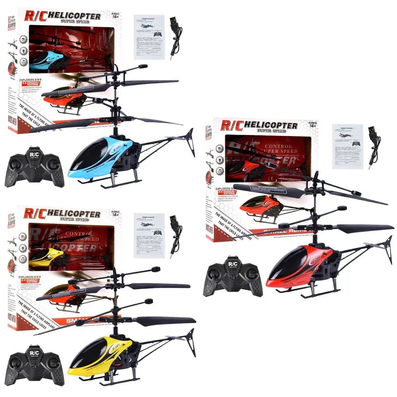 Remote Control Aircraft Induction 2 Channel Helicopter Fall-resistant
