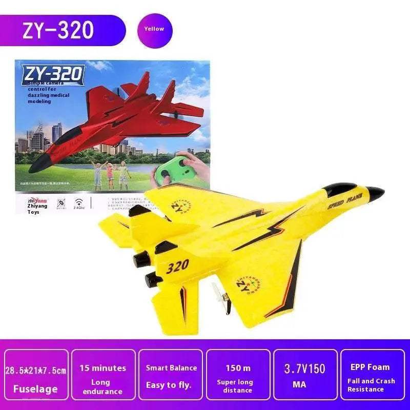 New ZY-740 RC Plane Wing Span 440mm Entry-Level Aircraft Toy - ToylandEU