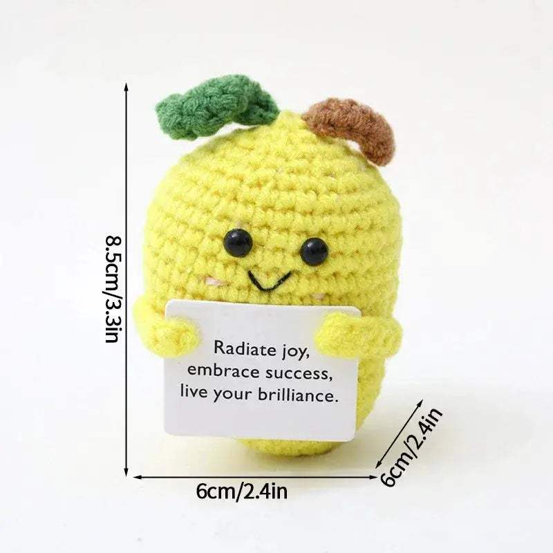Handmade Positive Energy Crochet Bee Doll For Home Decor Gift - ToylandEU
