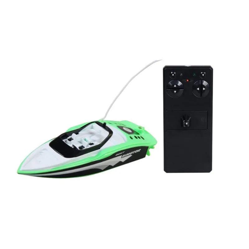 RC High-Speed RC Waterproof Motor Boat with 2.4GHz Remote Control - Mini Rechargeable Electric Sports Toy