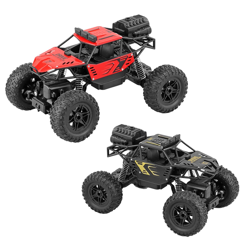 4x4 RC Car With LED Lights 2.4G Remote Controller Pro