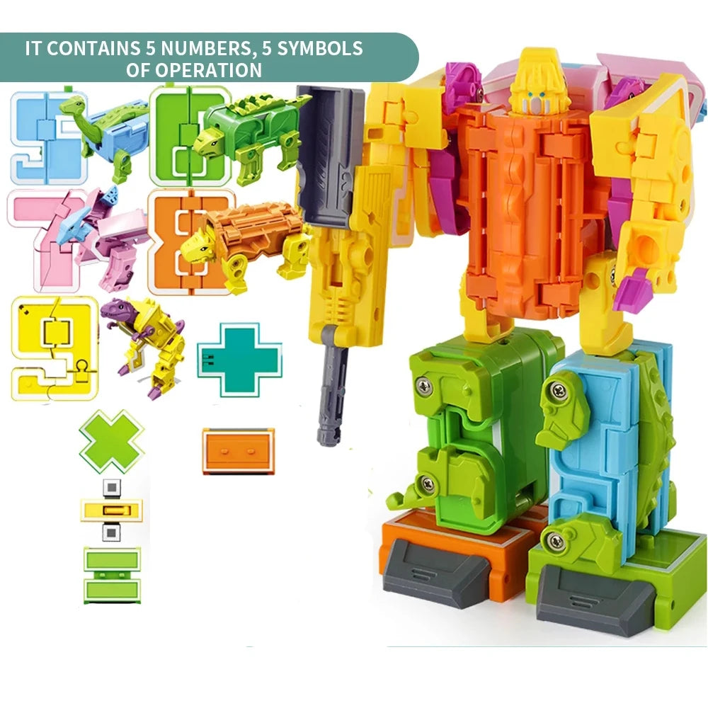 20Pcs Adaptable Dinosaur Robot Toys for Kids - Educational STEM Learning - ToylandEU