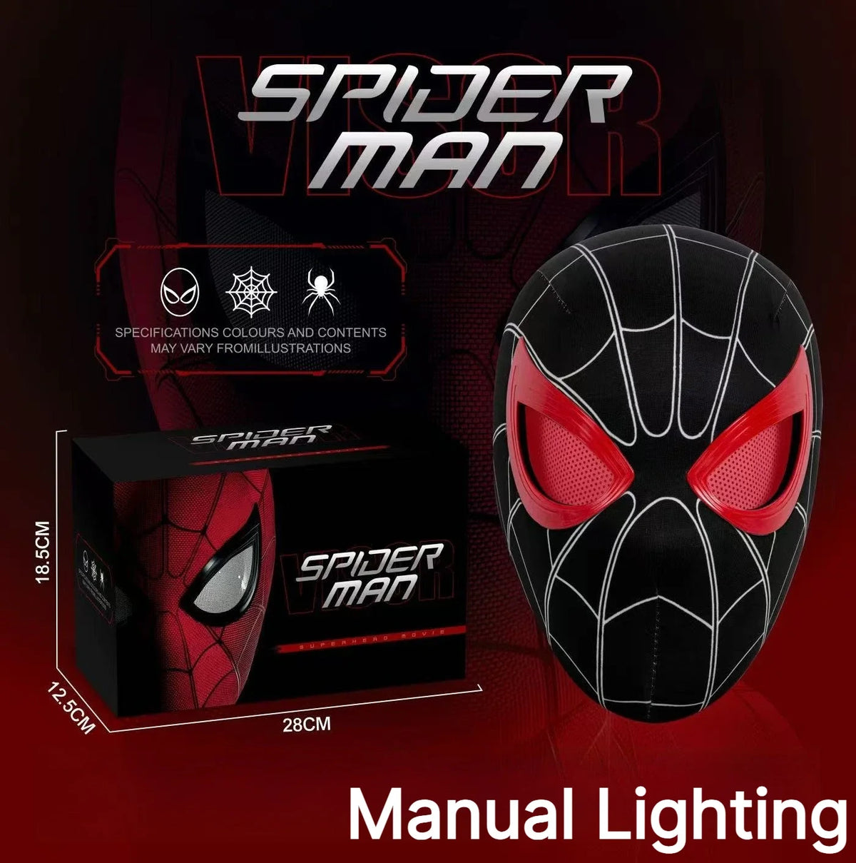 Spider-Man Mask | 1:1 Scale | Electronic Eyes | Miles Morales