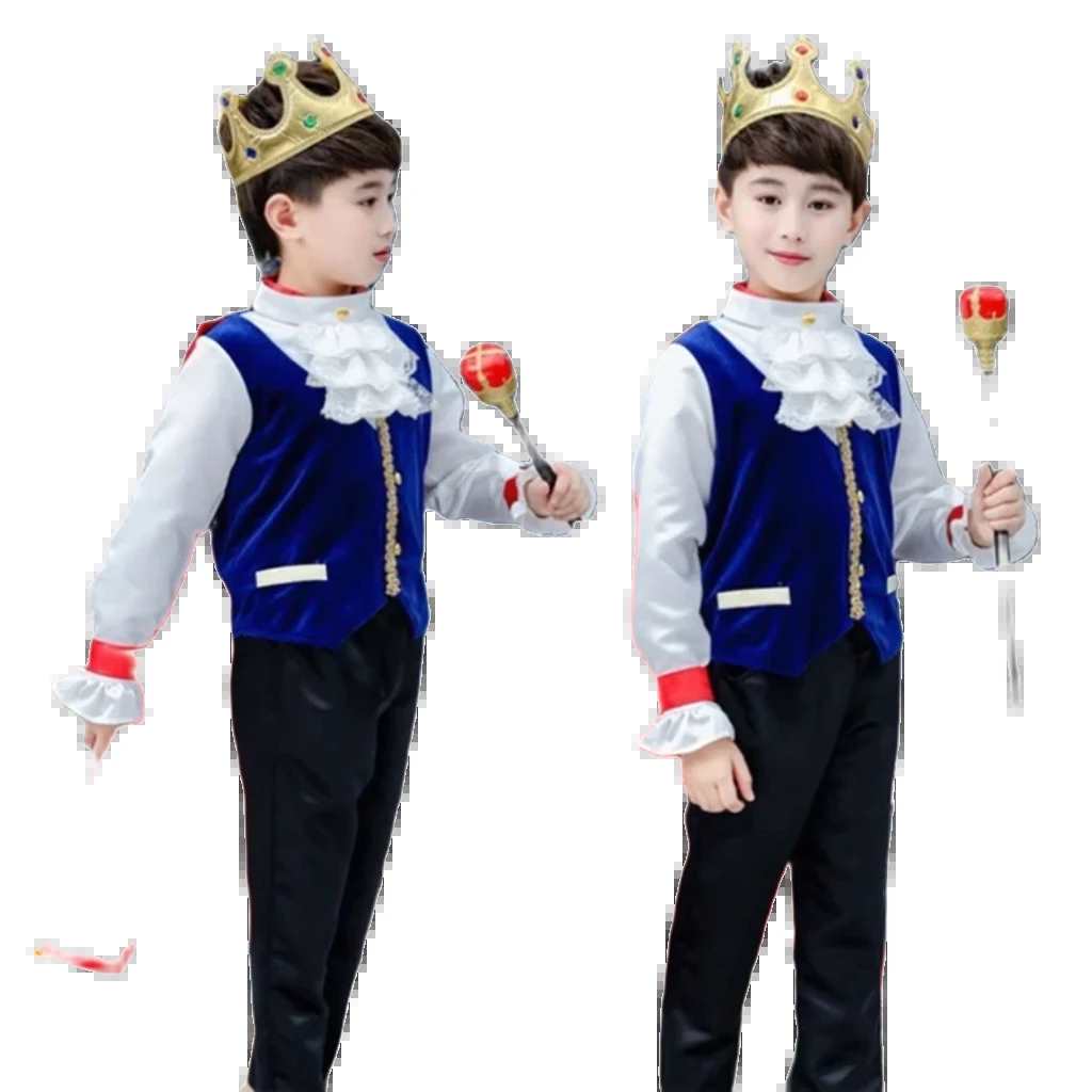 Children's Enchanted Prince Costume for Halloween Dress-Up - Royal Fantasy Outfit