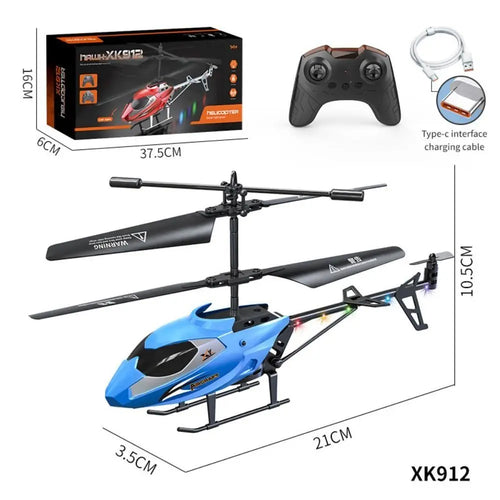 RC Helicopter 3.5CH 2.5CH Remote Control Airplane USB Charging Fall ToylandEU.com Toyland EU