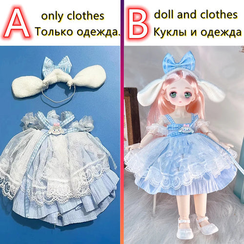 Anime Face Doll and Fashion Princess 1/6 Replacement Clothes Set ToylandEU.com Toyland EU