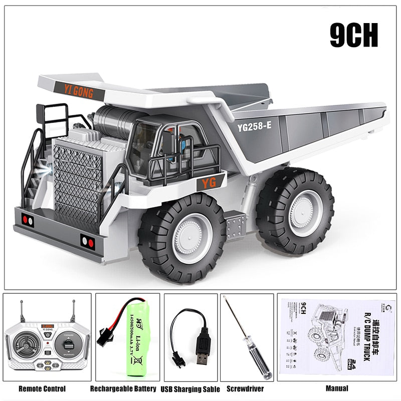 RC Car Children's Remote Control Excavator Dump Truck Bulldozer Electric Toy Toyland EU