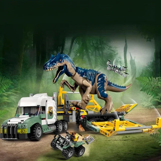 Dinosaur Missions Allosaurus MOC Set For Kids Transport Truck - ToylandEU