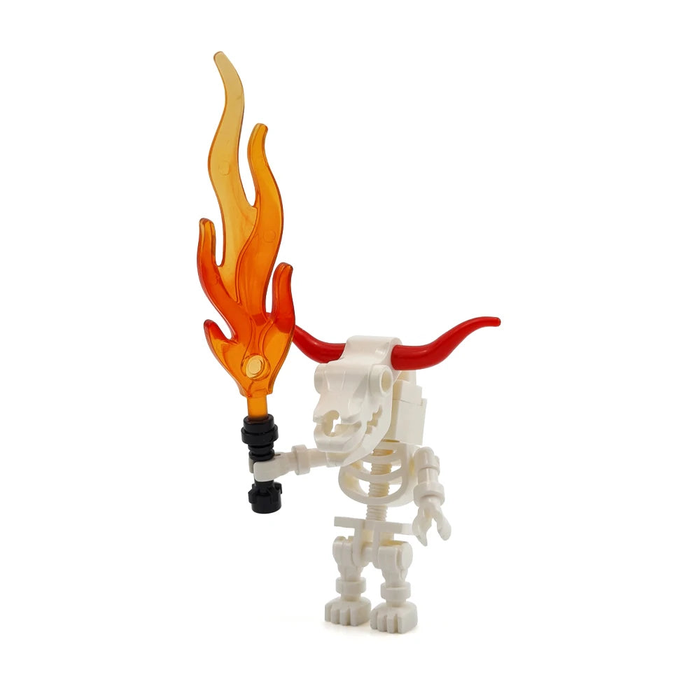 Building Block Mini Figures | Lego Compatible Pieces | Skeletal Holiday Set