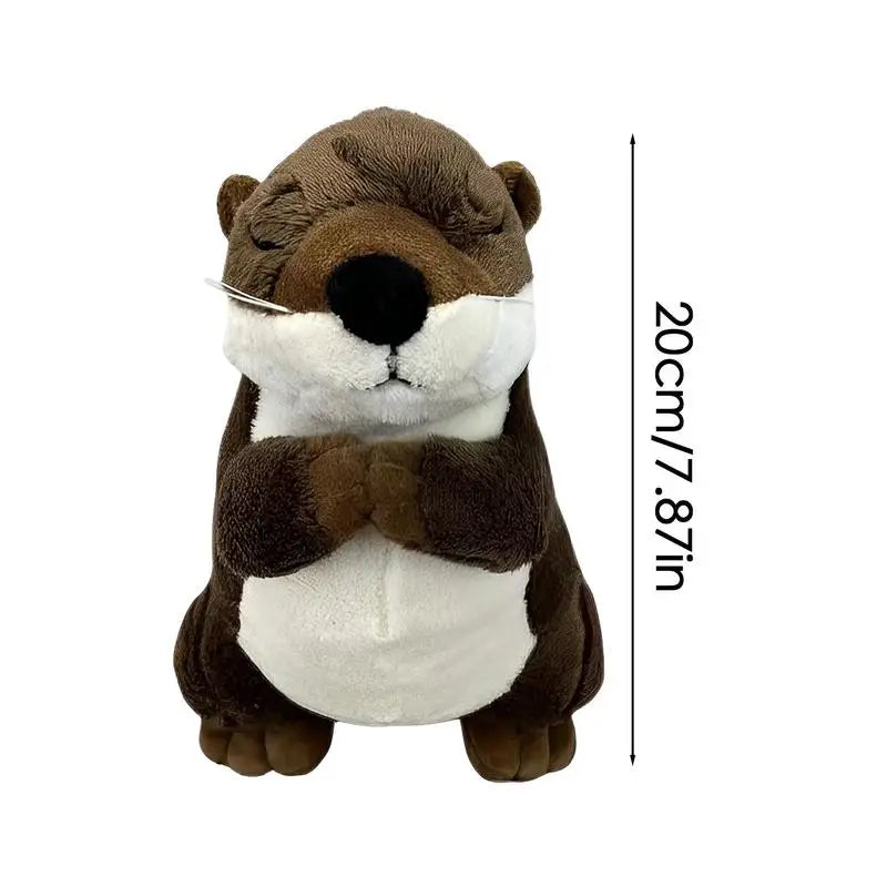 Kawaii Otter Plush Toy - Soft Cuddly Companion for Kids & Gifts