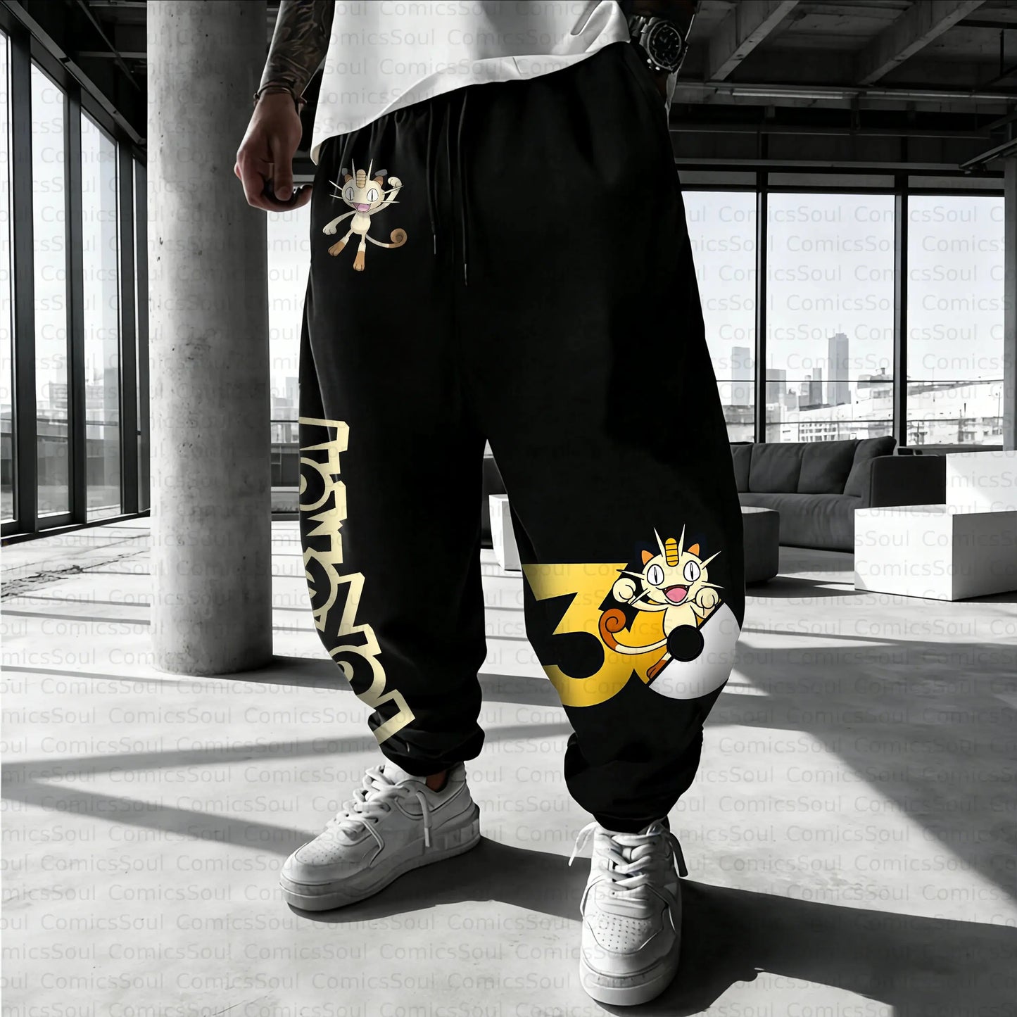 Pokemon Sweatpants | 30th Anniversary Design | Unisex Joggers