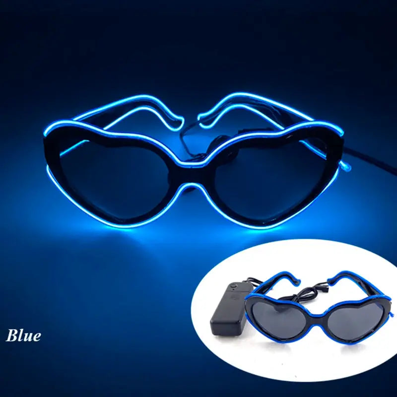 New Party Glasses Luminous Colorful LED Glasses Lighting Up Nightclub DJ Bar Music Dance Party Young Man Children Birthday Gift - ToylandEU