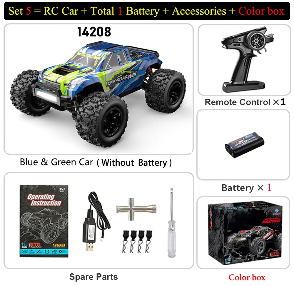 Hyper Go Brushless RC Car High Speed Remote Control