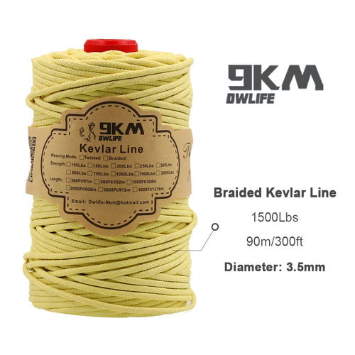 High Strength 100% DuPont Braided Kevlar Line - Versatile Outdoor Utility Rope ToylandEU.com Toyland EU