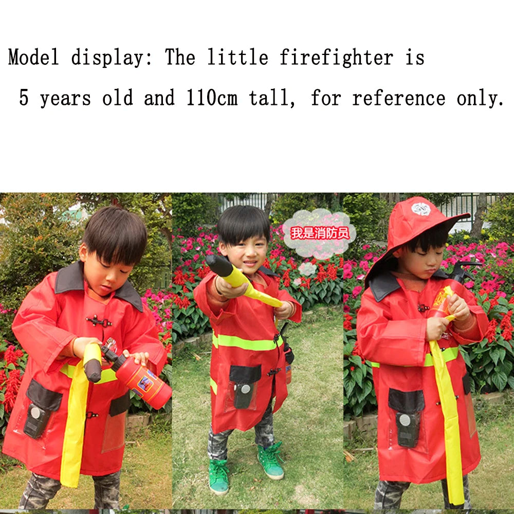 Kids Firefighter Costume - Unisex Fireman Sam Costume for Adventures