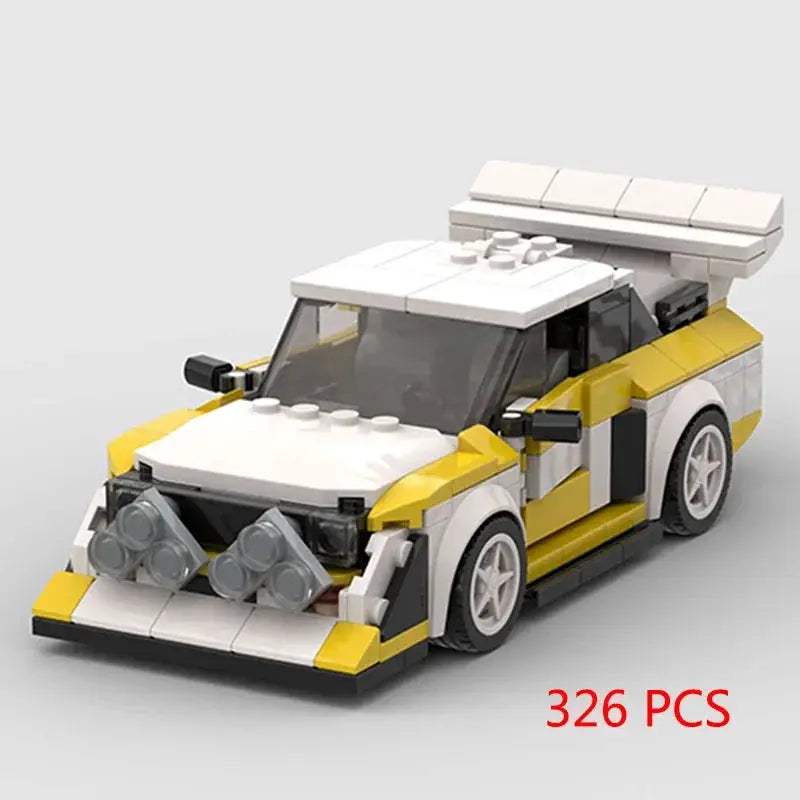 MOC Speed Super Race Car Vehicle Racing Model Building Blocks Bricks Rally Sport Pickup Truck Toy City Technical Christmas gift - ToylandEU