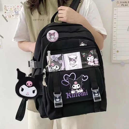 Sanrio Anime My Melody Kuromi Cinnamoroll Backpacks for Children - ToylandEU
