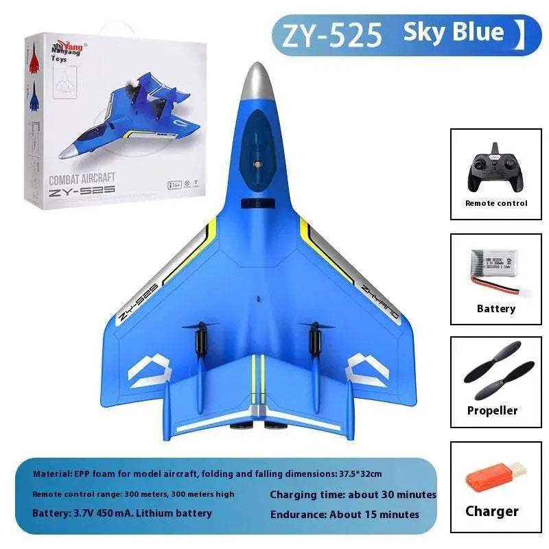 New ZY-740 RC Plane Wing Span 440mm Entry-Level Aircraft Toy - ToylandEU