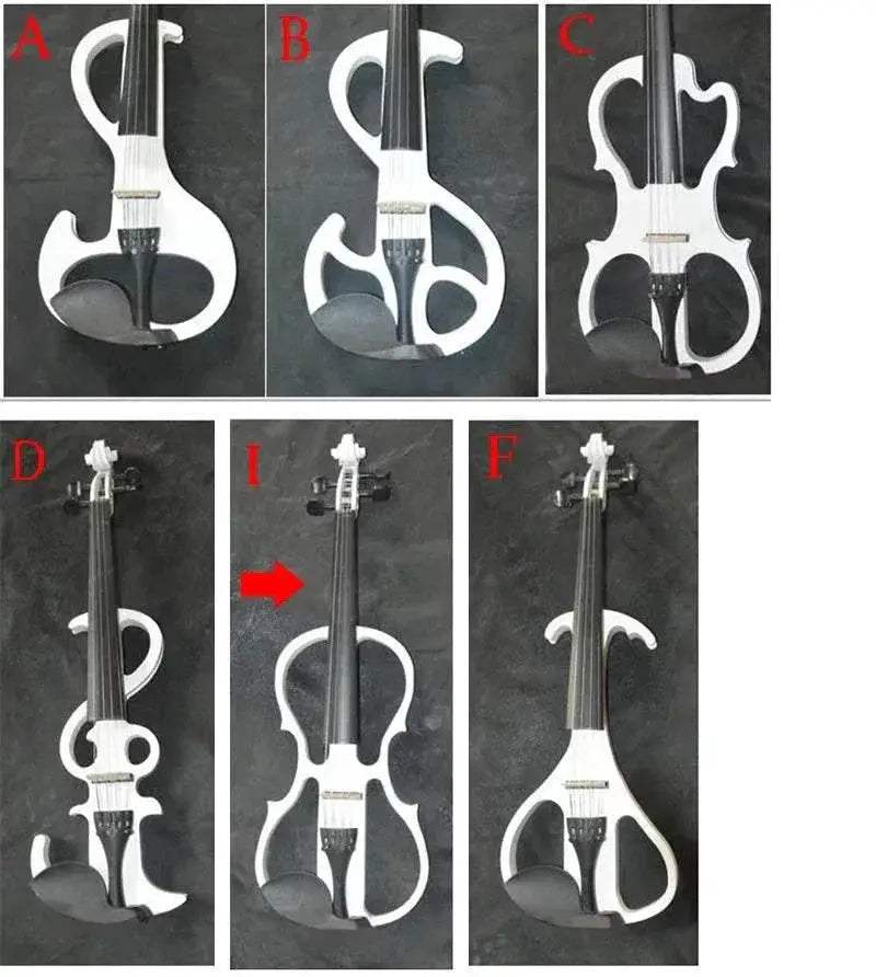 High Grade Black Hand Flash 4/4 Electronic Violin For Beginners - ToylandEU