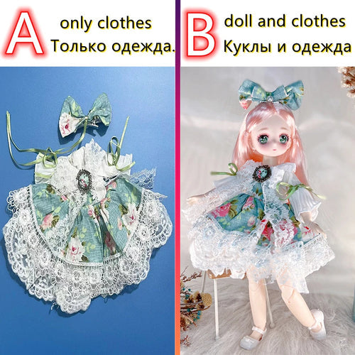 Anime Face Doll and Fashion Princess 1/6 Replacement Clothes Set ToylandEU.com Toyland EU