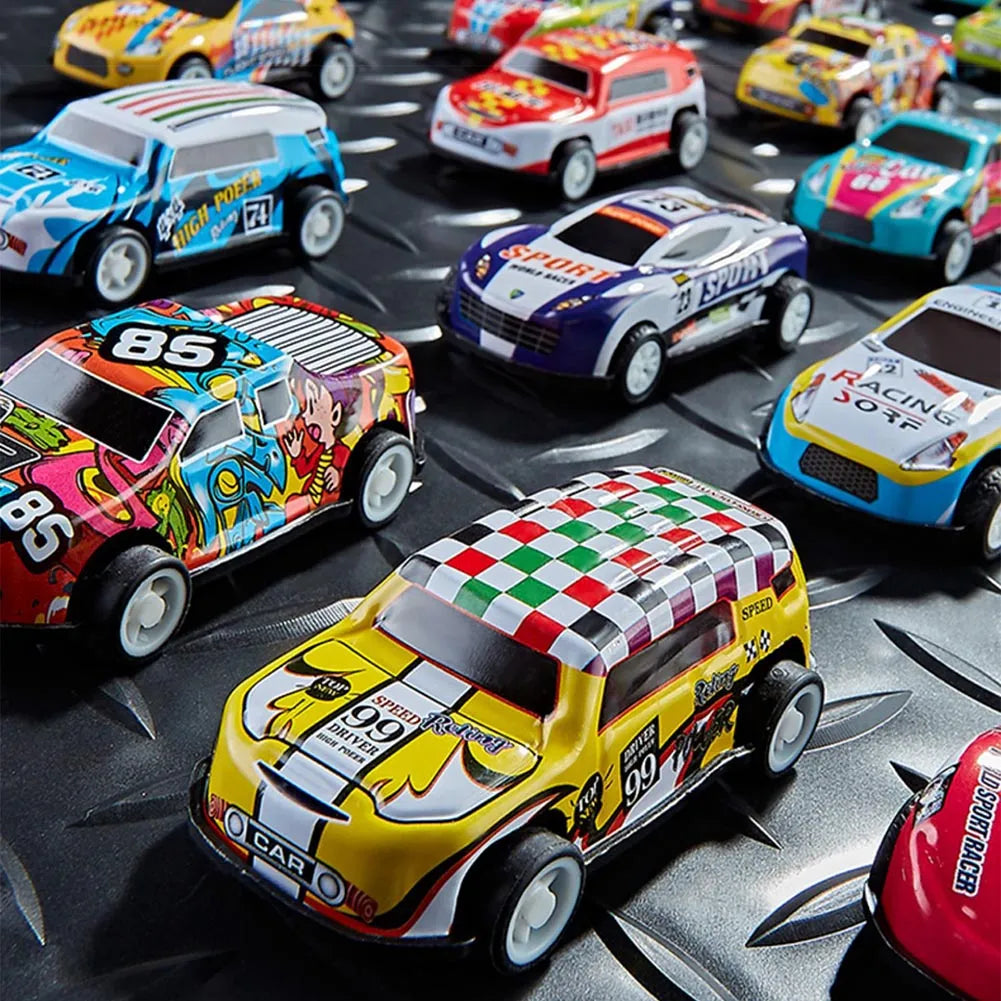 Alloy Baby Car Set with Storage Box - Assorted Racing Models - ToylandEU