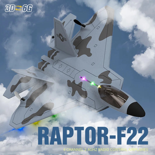 Experience the Thrill of F22S Raptor 3D6G RC Airplane – Fly High!