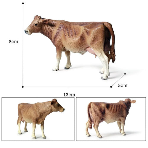 Milk Cow and Farm Animal Action Figure Toy - Realistic PVC Model ToylandEU.com Toyland EU