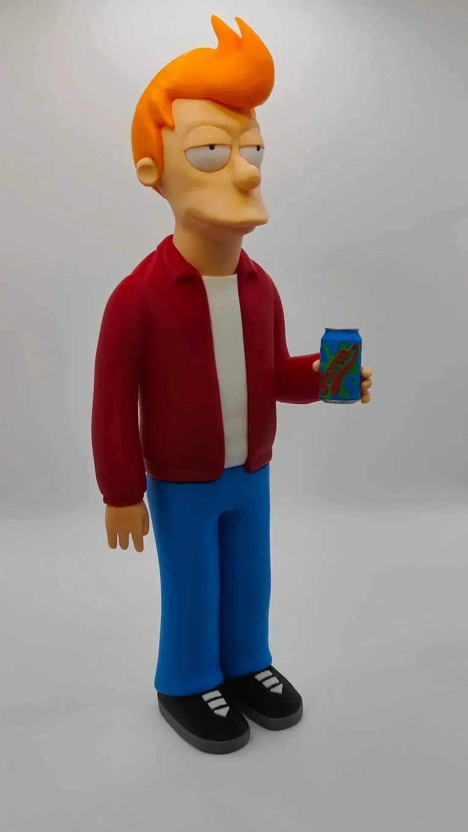In Stock Cartoon Futurama Fry & Bender 3D Printing Action Figure Model Toys Gifts For Kids - ToylandEU