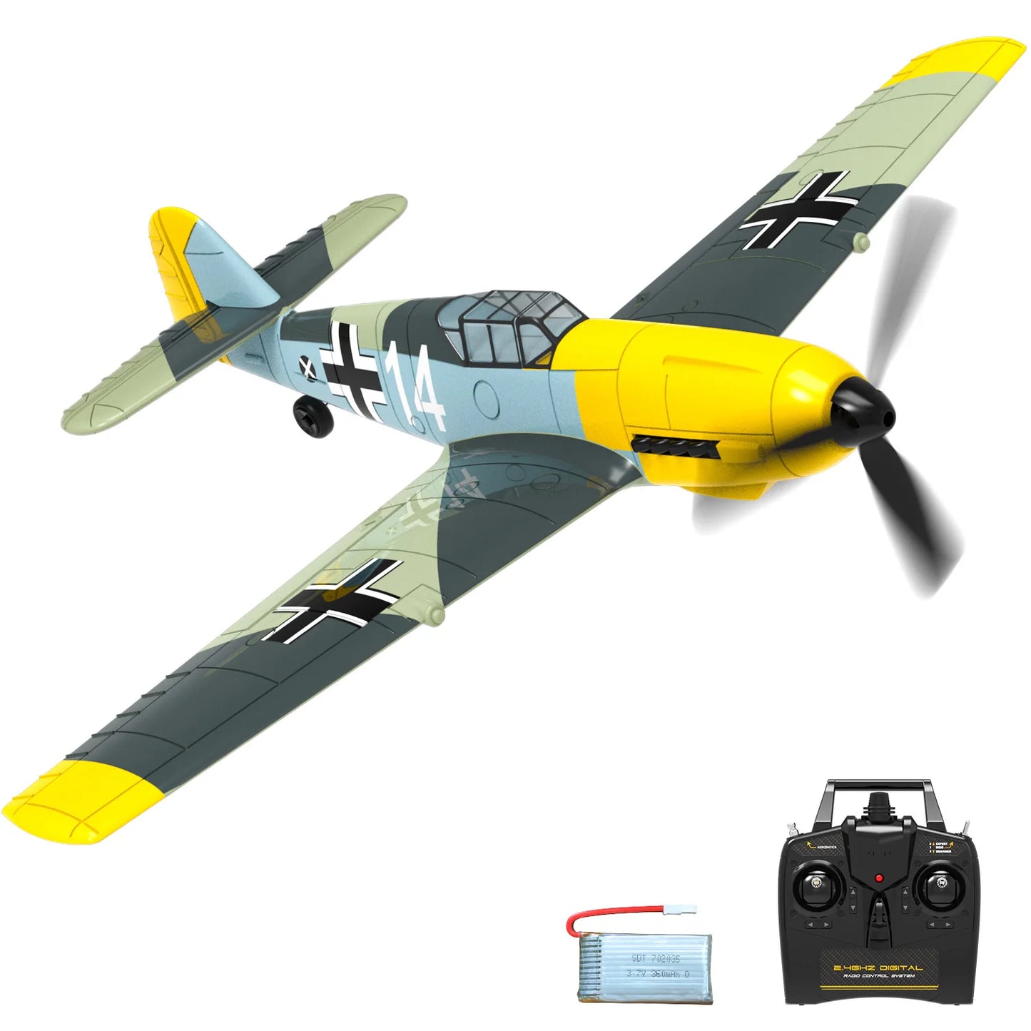 EPP Foam RC Fighter Plane | 4 Channel 2.4Ghz | Auto Return RTF