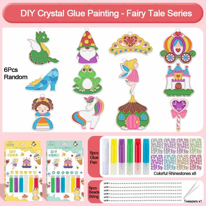 DIY Crystal Gel Painting Kit | Educational Kit | Animals And Nature | No Baking