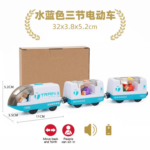 Children's Battery Operated Electric Train Set with Diecast Magnetic Locomotive ToylandEU.com Toyland EU