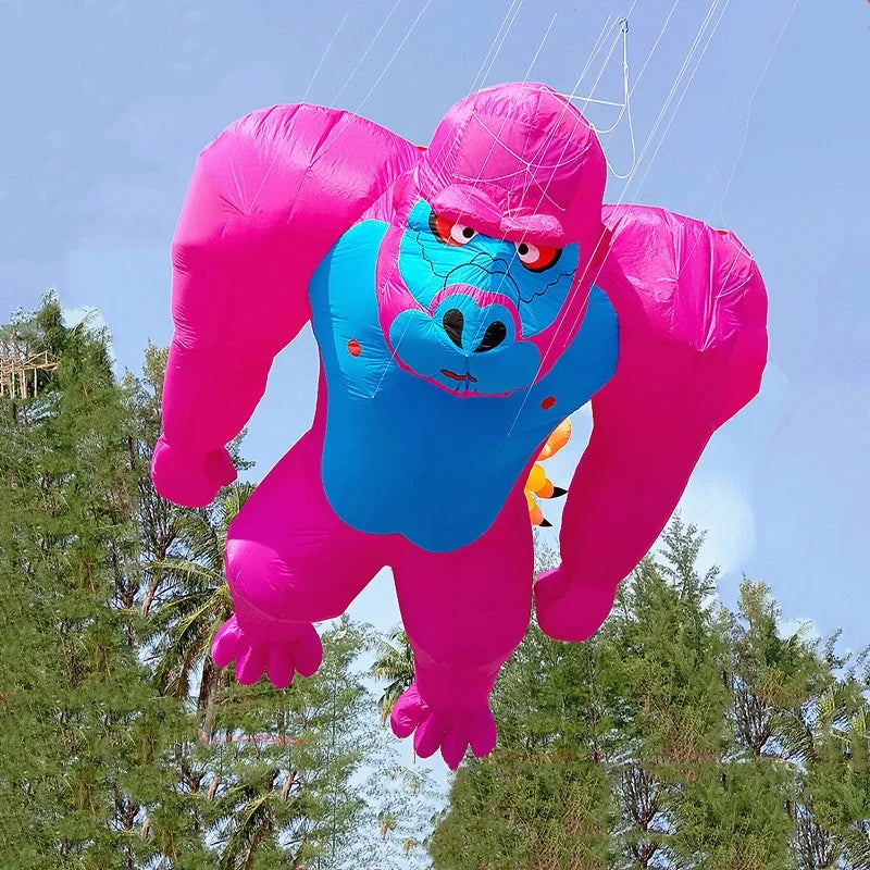 7m Giant Gorilla Kite with Free Shipping and Inflatable Line Laundry