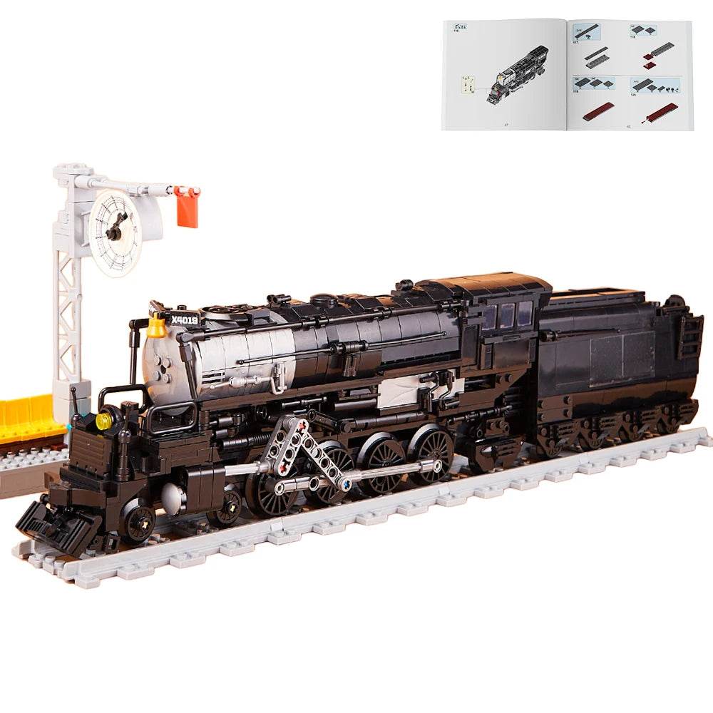 Boxcar Goods Wagon Building Block Kit MOC Railway Carriage - ToylandEU