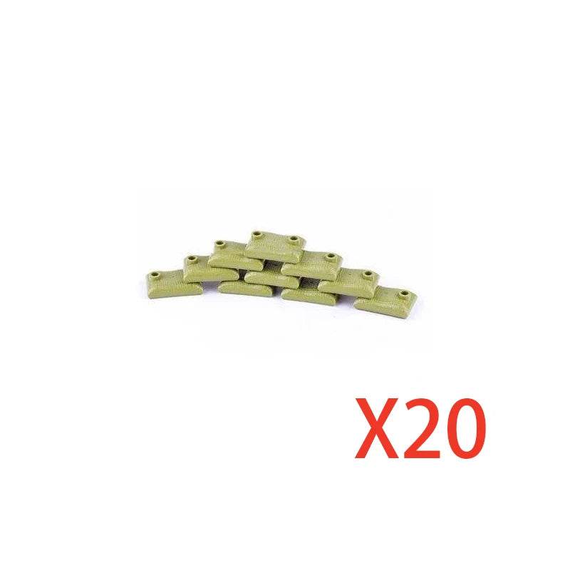 Premium Building Blocks Set Camouflage Military Equipment With Roadblock And Aircraft Parts For Kids - ToylandEU