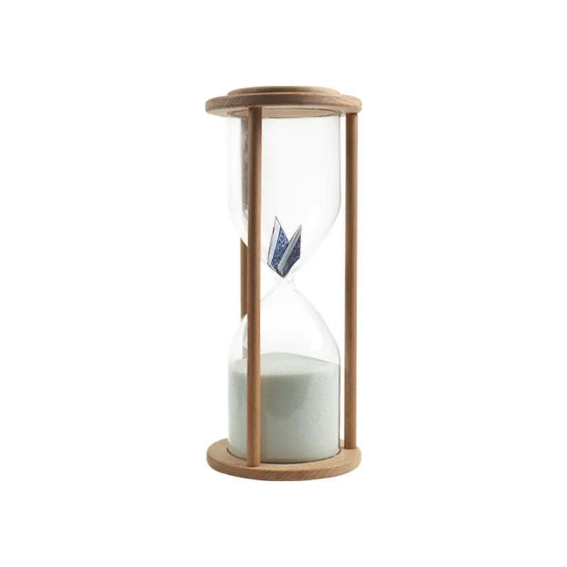 Magic Trick Prop | Signature Card Hourglass | Glass Gimmick | Size L