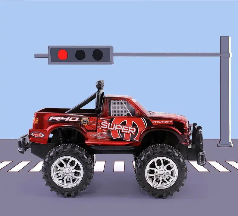 Inertial Large Pickup Truck Off-Road Toy Car for Kids with High Durability and Resistance - ToylandEU