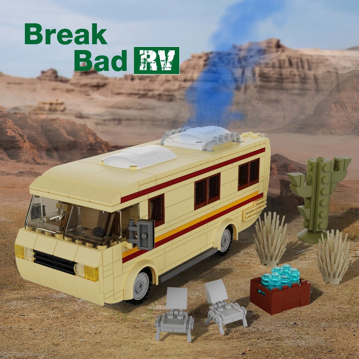 Breaking Bad Car RV Vehicle Building Blocks Set Creative House Camper Toyland EU