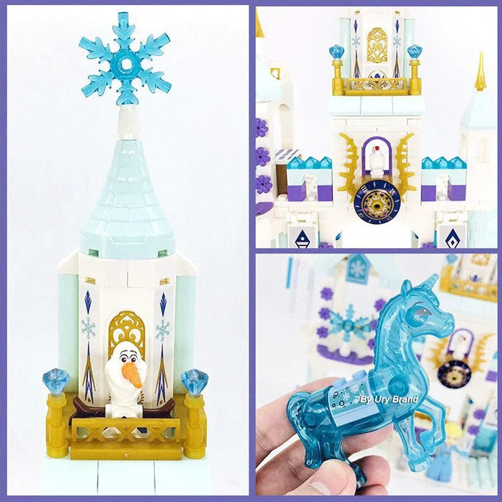 Royal Ice Princess Castle House Set for Girls Inspired by Friends Movies