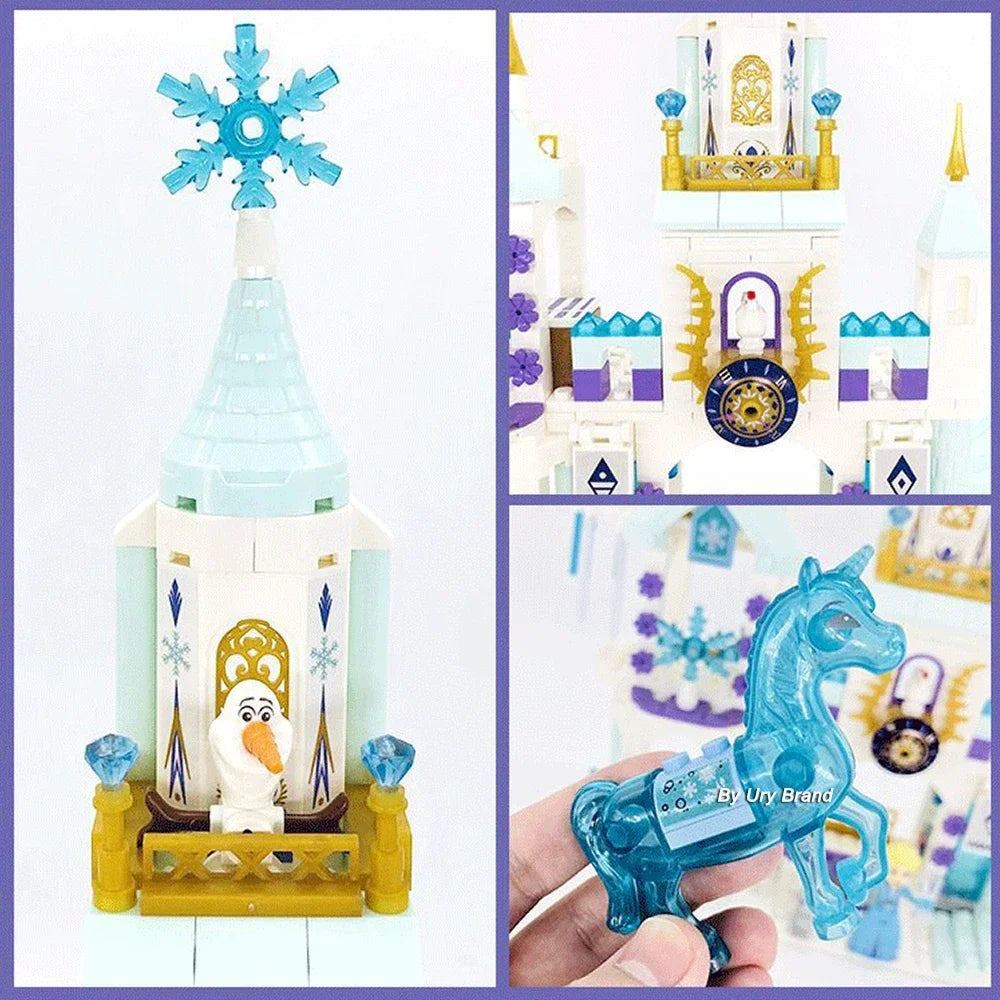 Royal Ice Princess Castle House Set for Girls Inspired by Friends Movies - ToylandEU